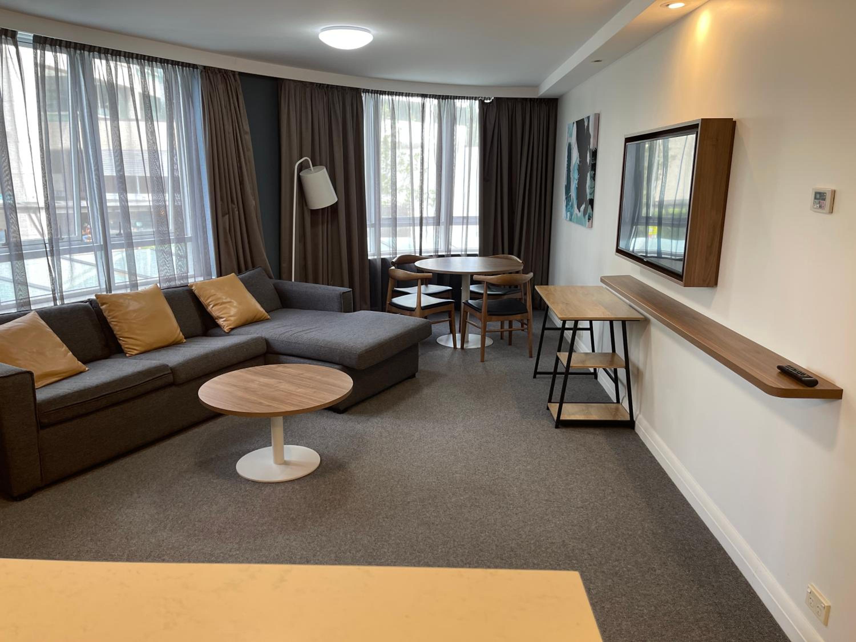 Hotel styling entire one bedroom