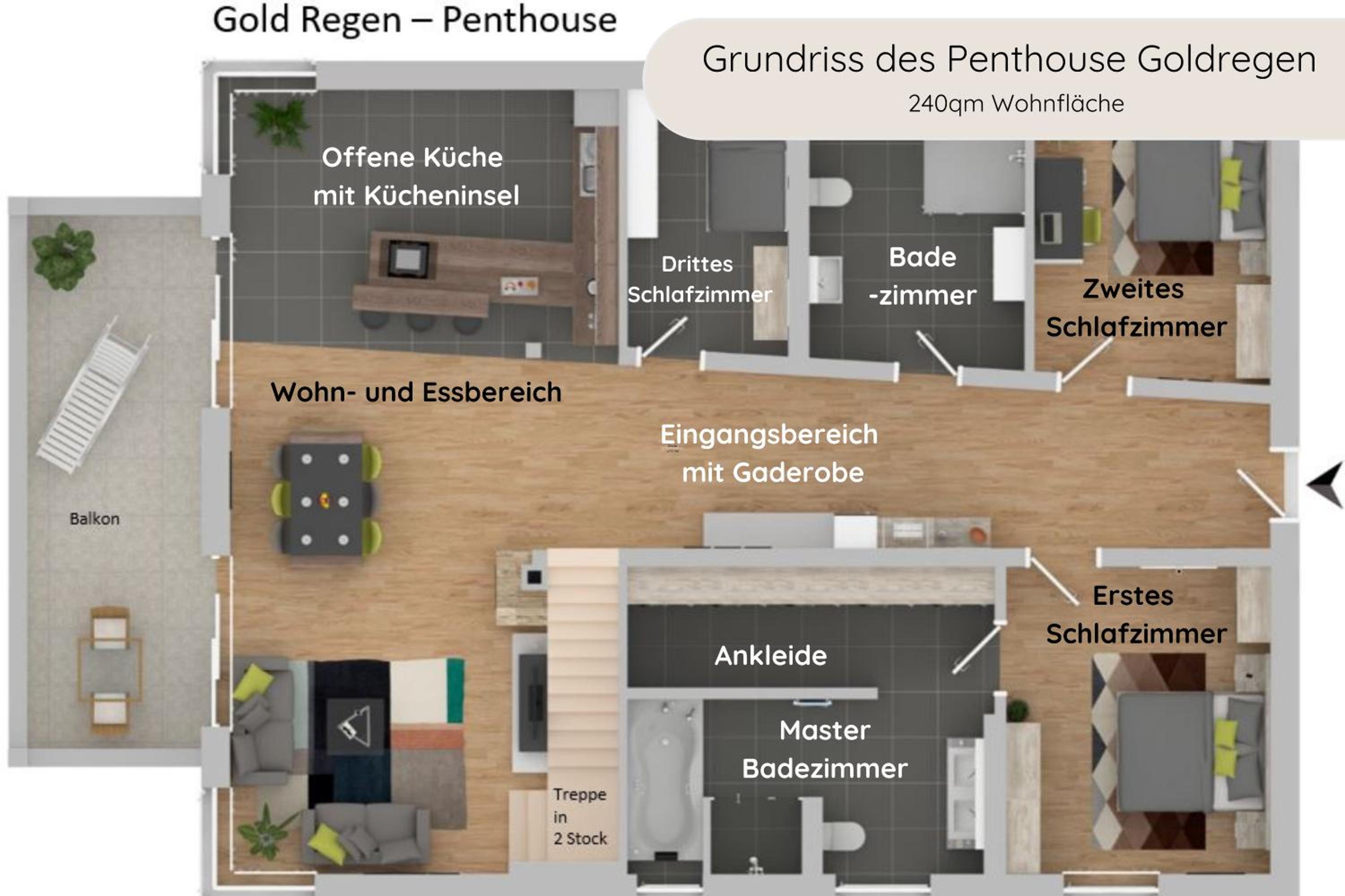 INVITA Natur-Chalets Penthouse - Familienurlaub im Schwarzwald - 240qm