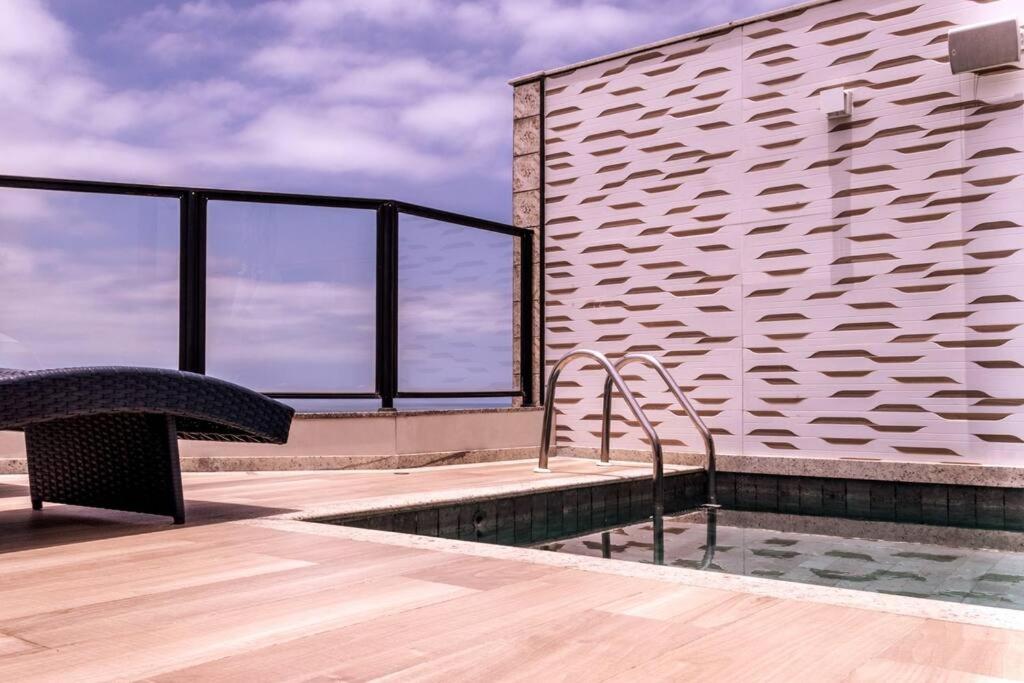 Cobertura Penthouse - vista maravilhosa mar e piscina privativa