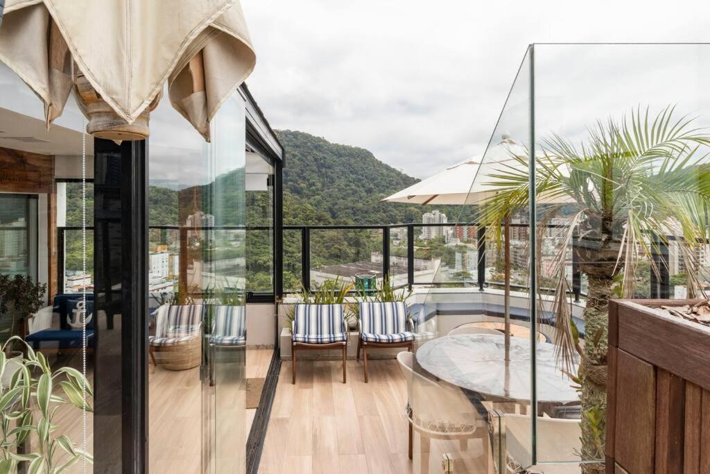 Cobertura Penthouse - vista maravilhosa mar e piscina privativa