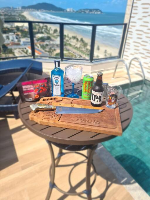 Cobertura Penthouse - vista maravilhosa mar e piscina privativa