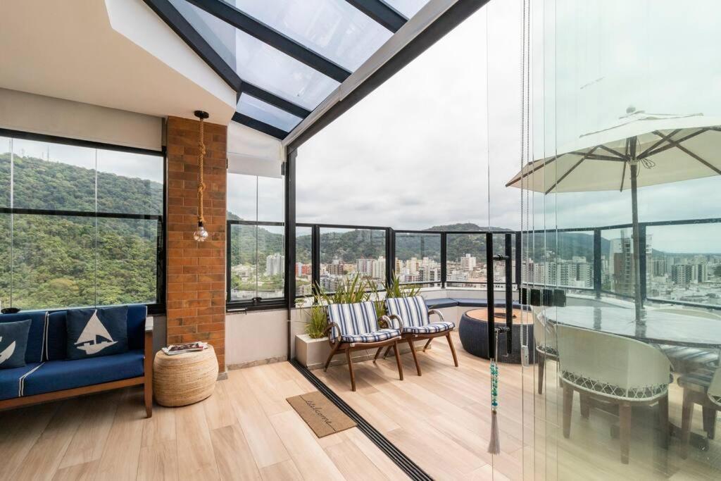 Cobertura Penthouse - vista maravilhosa mar e piscina privativa