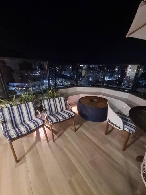 Cobertura Penthouse - vista maravilhosa mar e piscina privativa