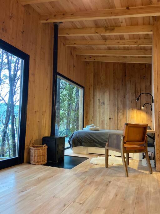 Tiny house sobre el lago nahuel huapi