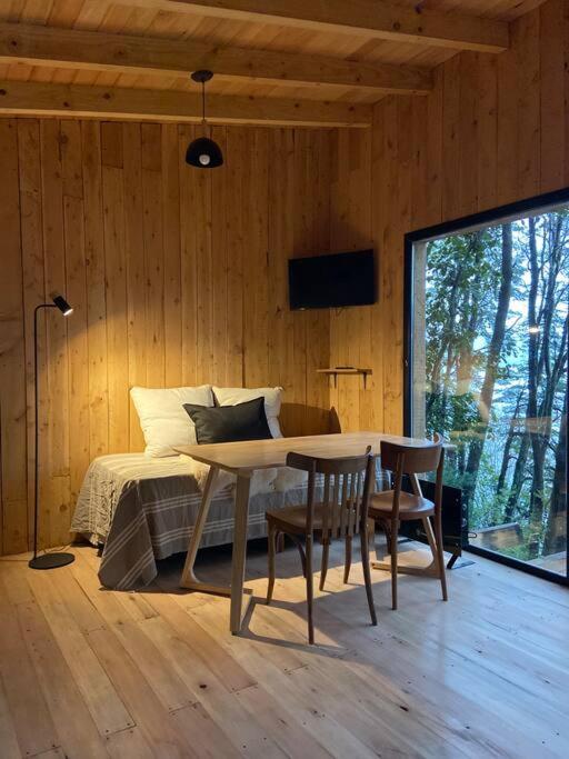 Tiny house sobre el lago nahuel huapi