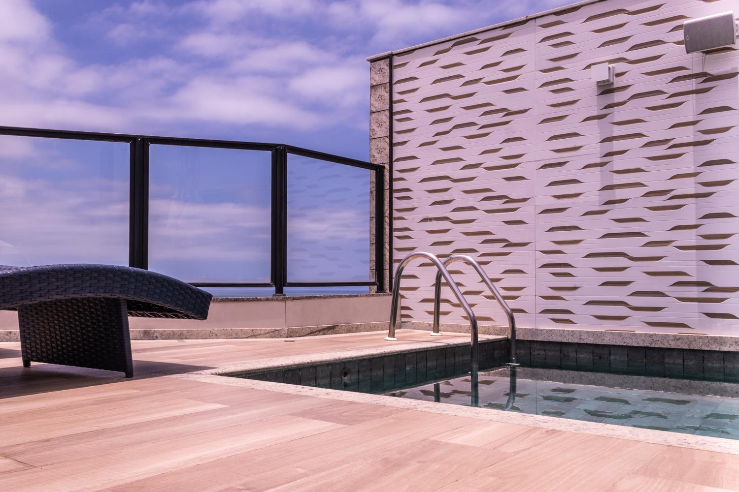 Cobertura Penthouse - vista maravilhosa mar e piscina privativa