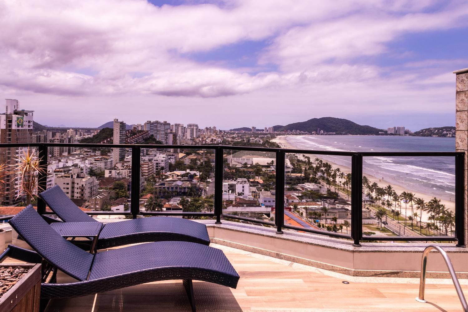 Cobertura Penthouse - vista maravilhosa mar e piscina privativa