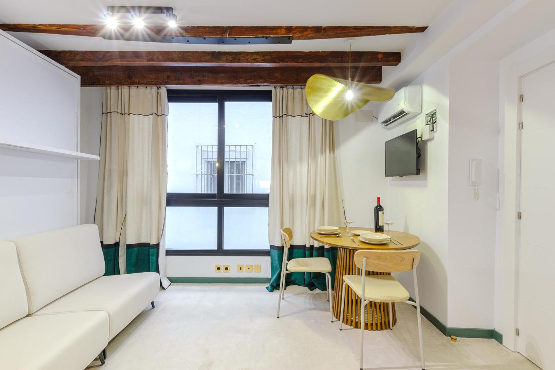 Refined and practical studio in historic center of Alicante