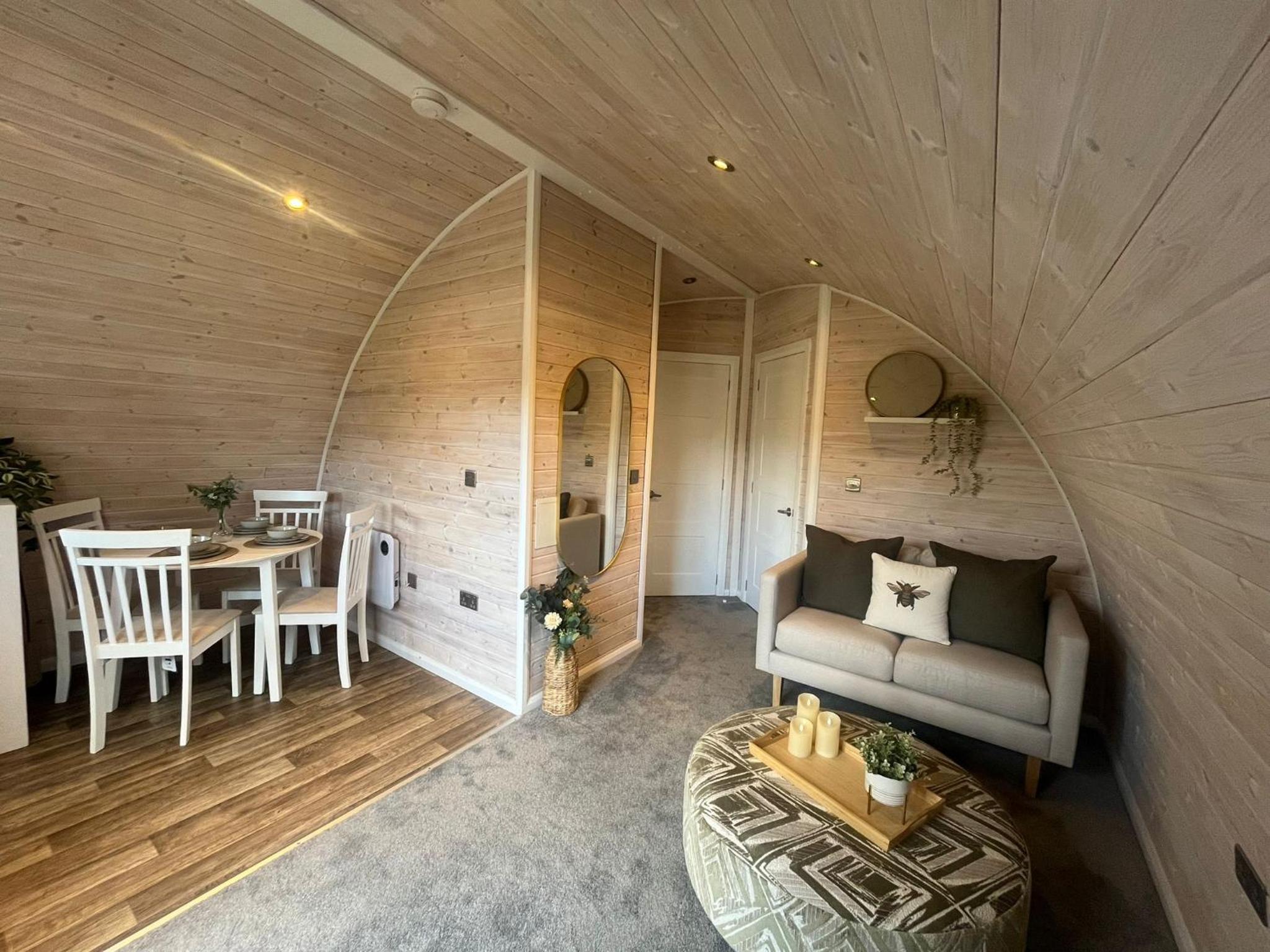 Windmill Glamping Pod with Hot tub - The Hideaway view 4