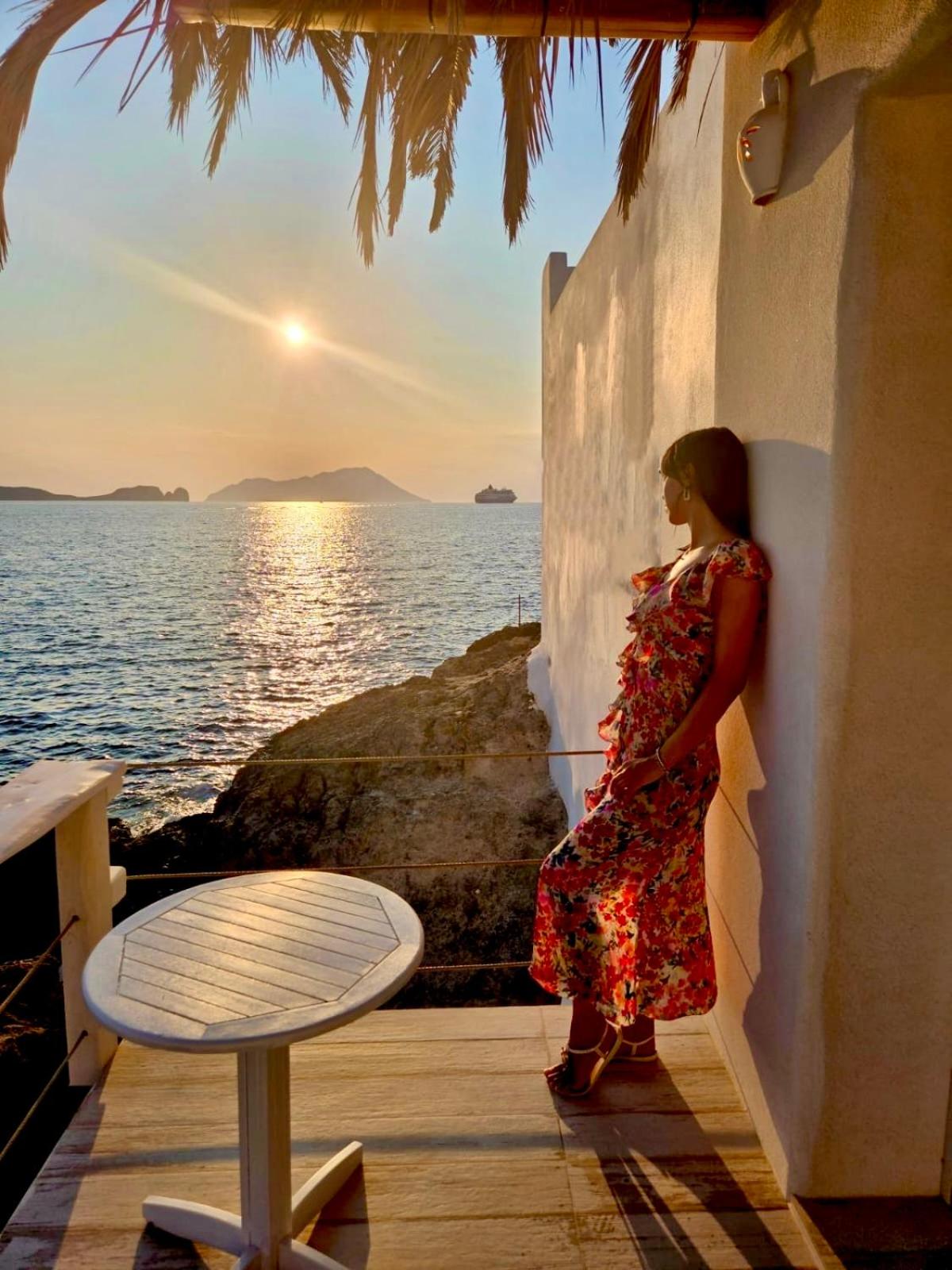 Milos Island-Cavo Paradiso TWIN SIDE SEA VIEW-STUNNING SUNSET VIEW view 2