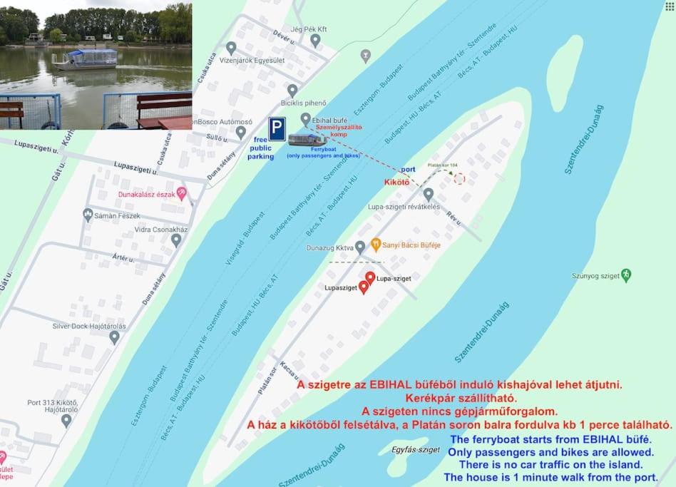 Danube Lupa Island holiday home-close to Budapest