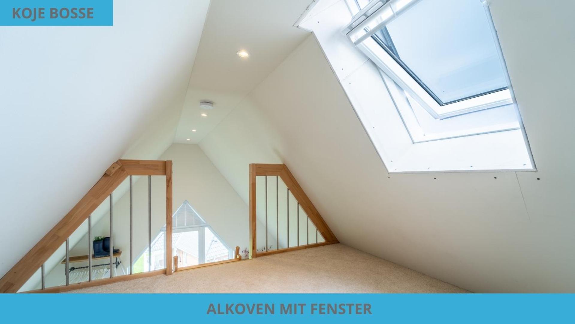 Küstenkojen mit 4 Ferienwohnungen für 1 bis 8 Pers mit diversen Schlafzimmern, Garten oder Balkon