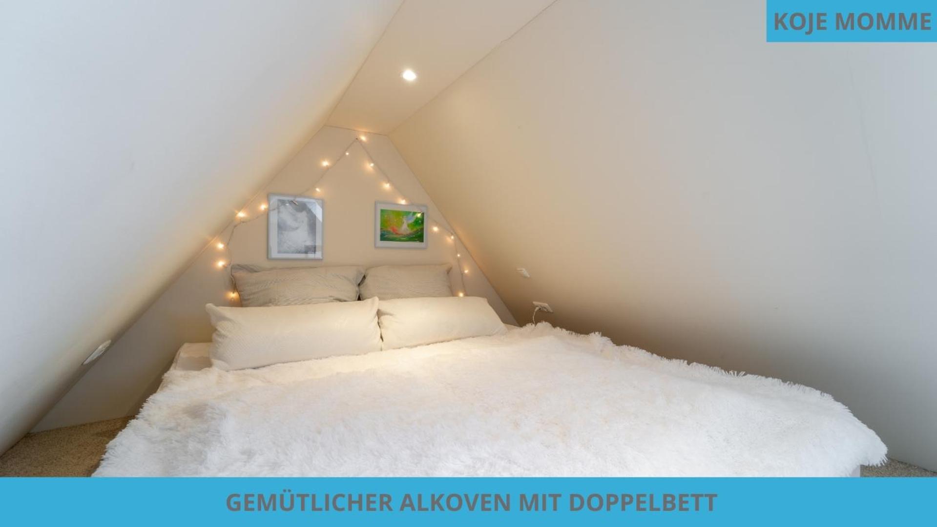 Küstenkojen mit 4 Ferienwohnungen für 1 bis 8 Pers mit diversen Schlafzimmern, Garten oder Balkon