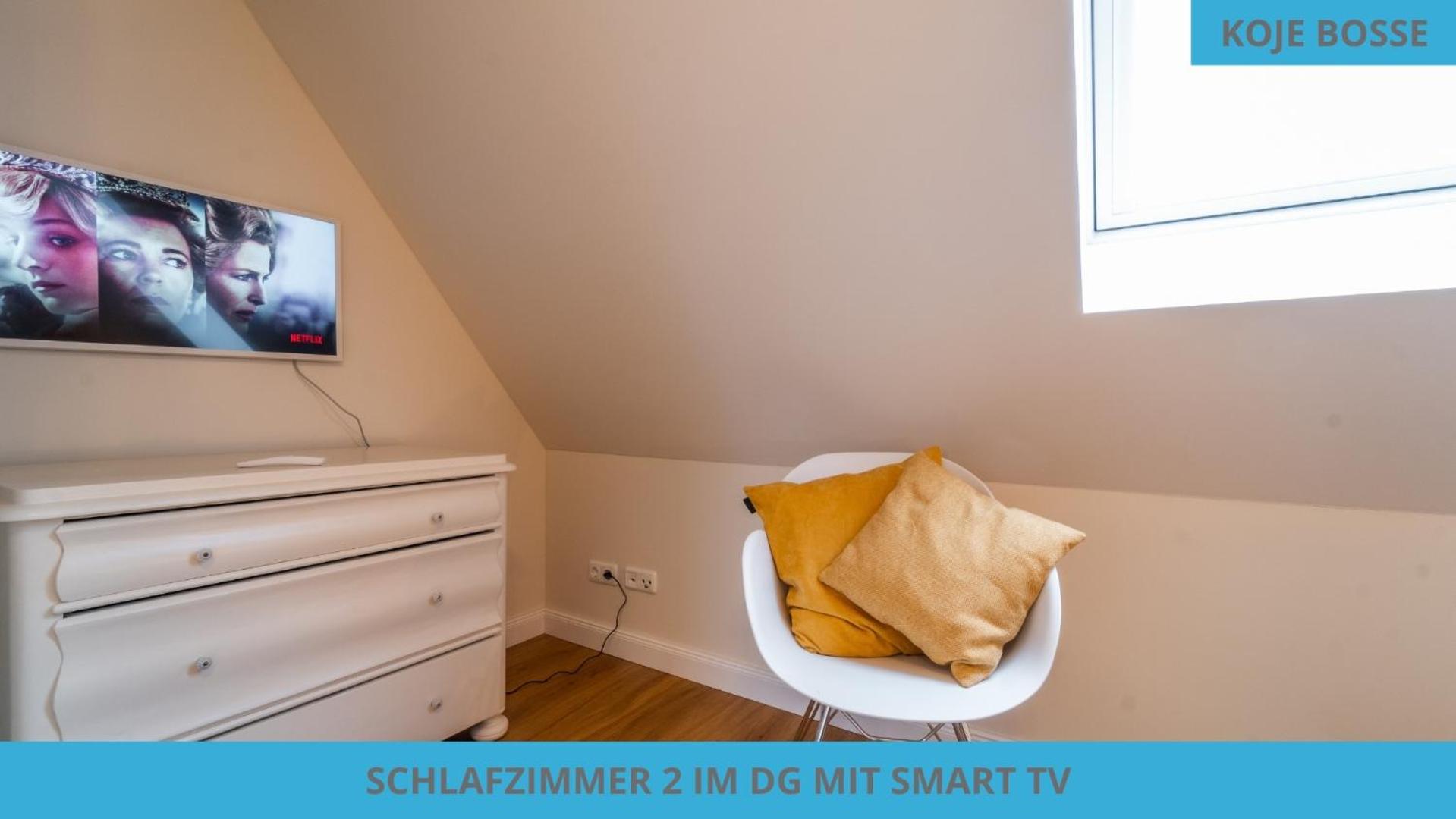 Küstenkojen mit 4 Ferienwohnungen für 1 bis 8 Pers mit diversen Schlafzimmern, Garten oder Balkon