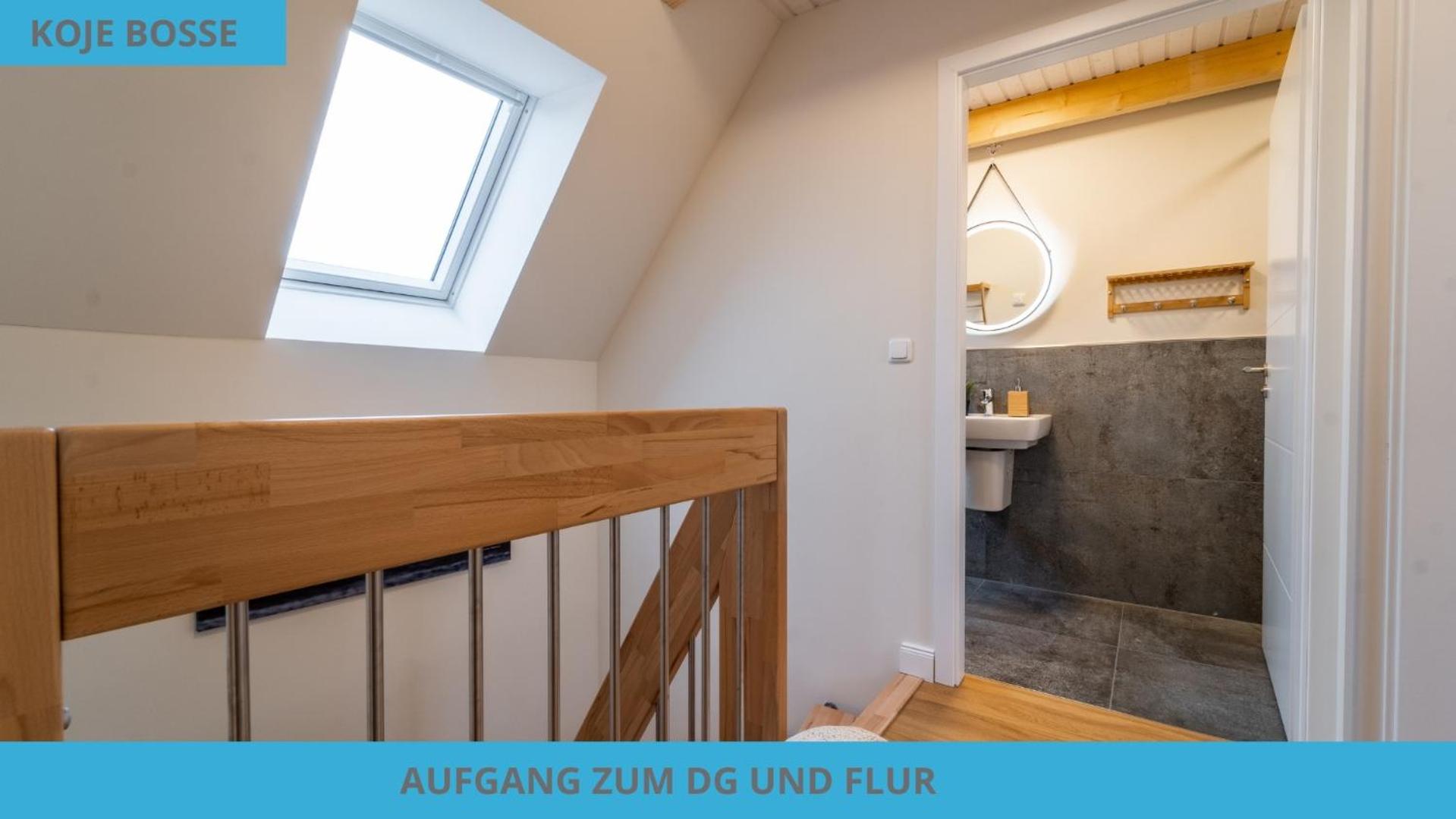 Küstenkojen mit 4 Ferienwohnungen für 1 bis 8 Pers mit diversen Schlafzimmern, Garten oder Balkon