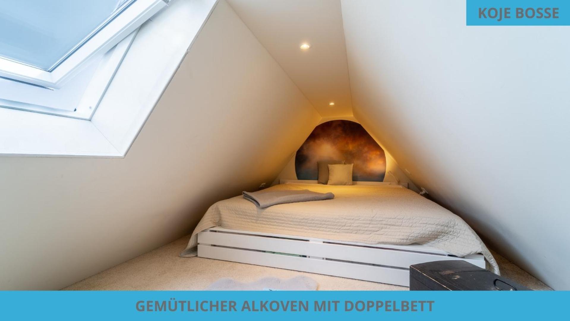 Küstenkojen mit 4 Ferienwohnungen für 1 bis 8 Pers mit diversen Schlafzimmern, Garten oder Balkon