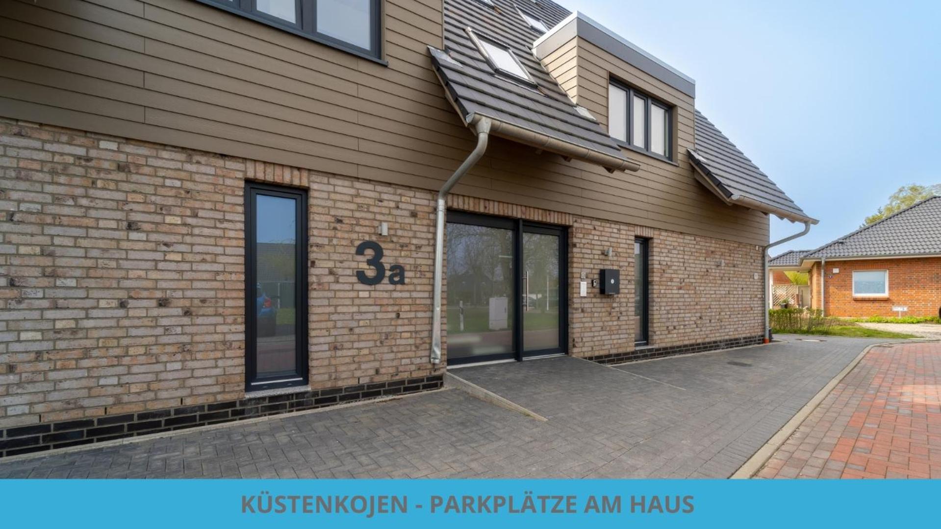 Küstenkojen mit 4 Ferienwohnungen für 1 bis 8 Pers mit diversen Schlafzimmern, Garten oder Balkon
