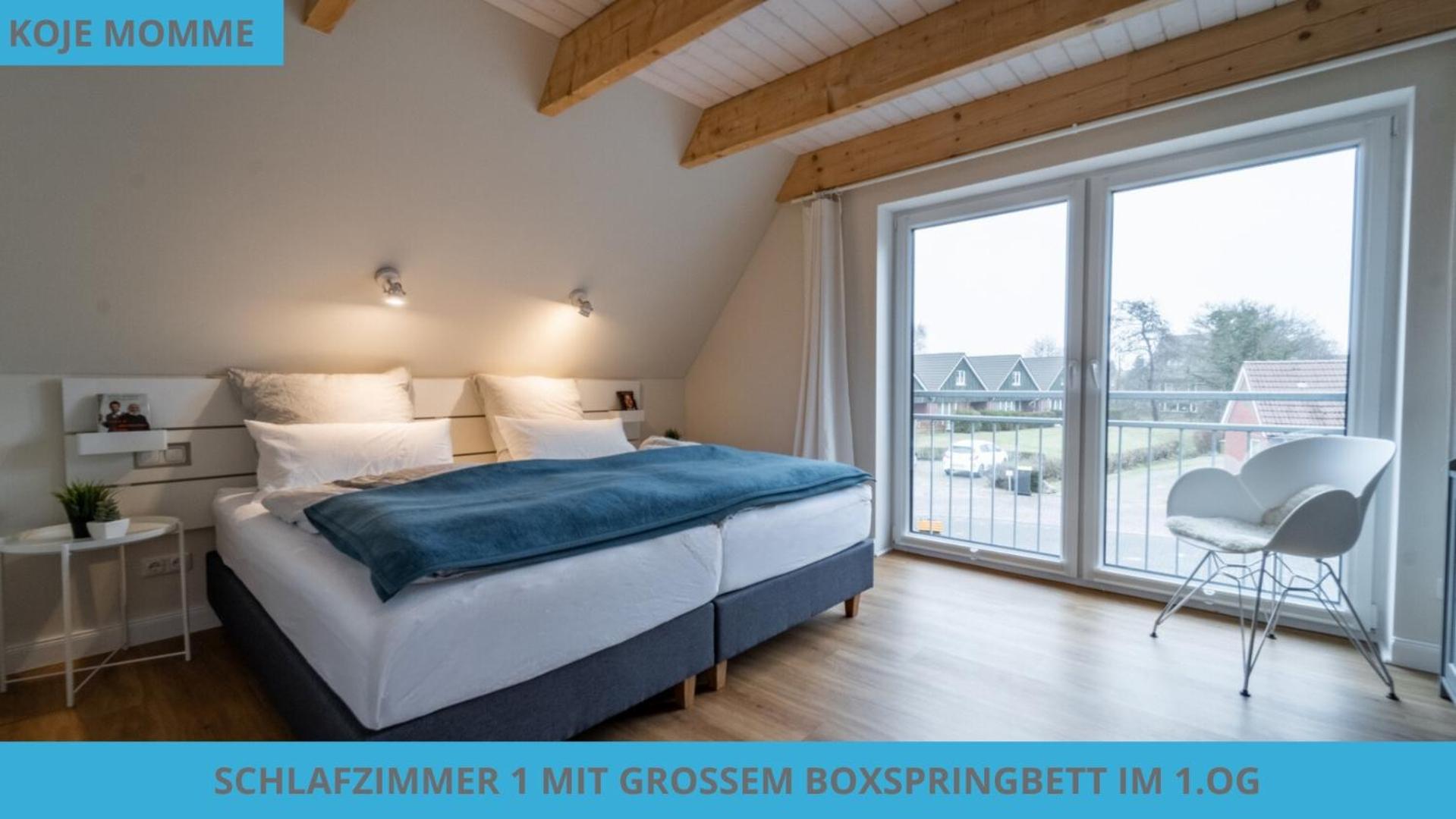 Küstenkojen mit 4 Ferienwohnungen für 1 bis 8 Pers mit diversen Schlafzimmern, Garten oder Balkon