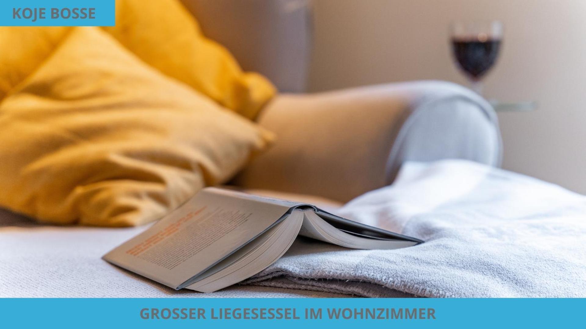 Küstenkojen mit 4 Ferienwohnungen für 1 bis 8 Pers mit diversen Schlafzimmern, Garten oder Balkon