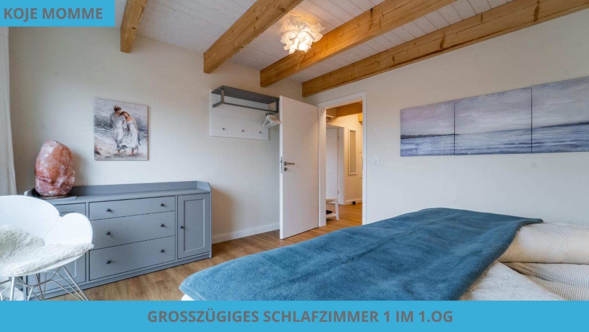 Küstenkojen mit 4 Ferienwohnungen für 1 bis 8 Pers mit diversen Schlafzimmern, Garten oder Balkon