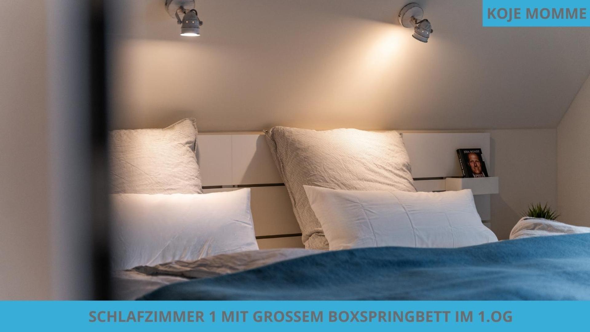 Küstenkojen mit 4 Ferienwohnungen für 1 bis 8 Pers mit diversen Schlafzimmern, Garten oder Balkon