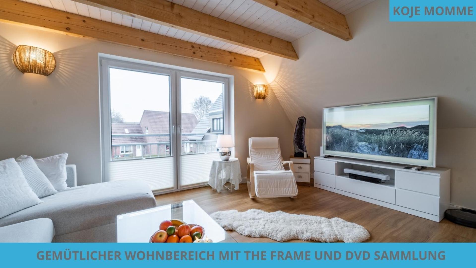 Küstenkojen mit 4 Ferienwohnungen für 1 bis 8 Pers mit diversen Schlafzimmern, Garten oder Balkon
