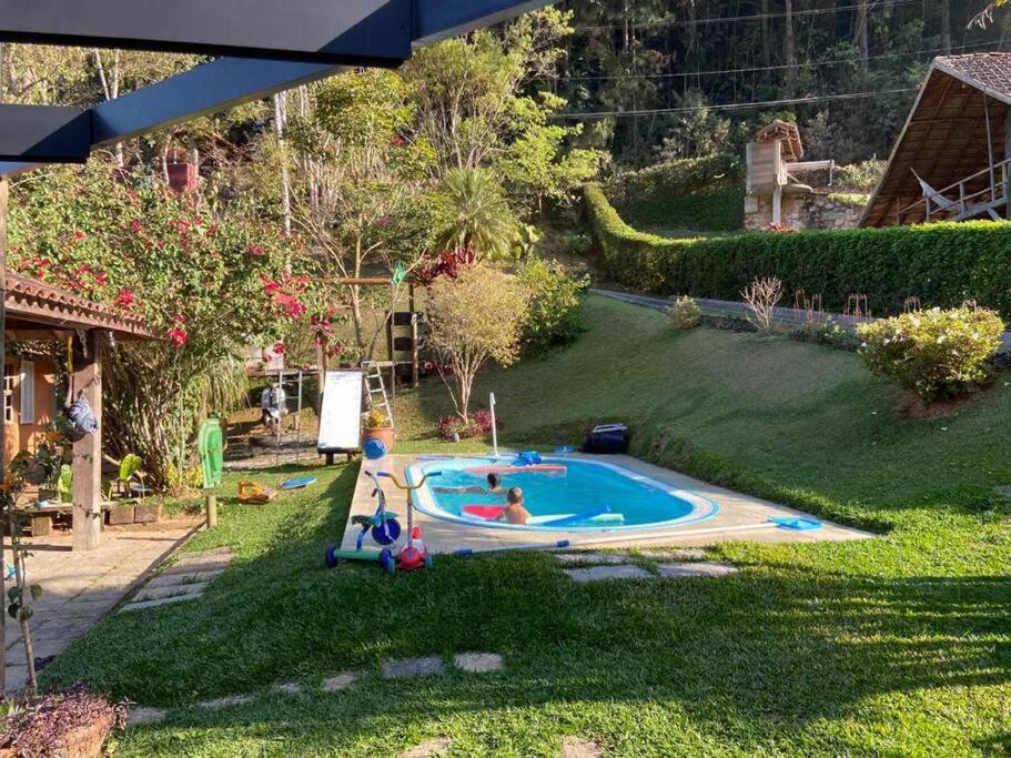 CasaMata - piscina, sauna, área gourmet, cachoeira