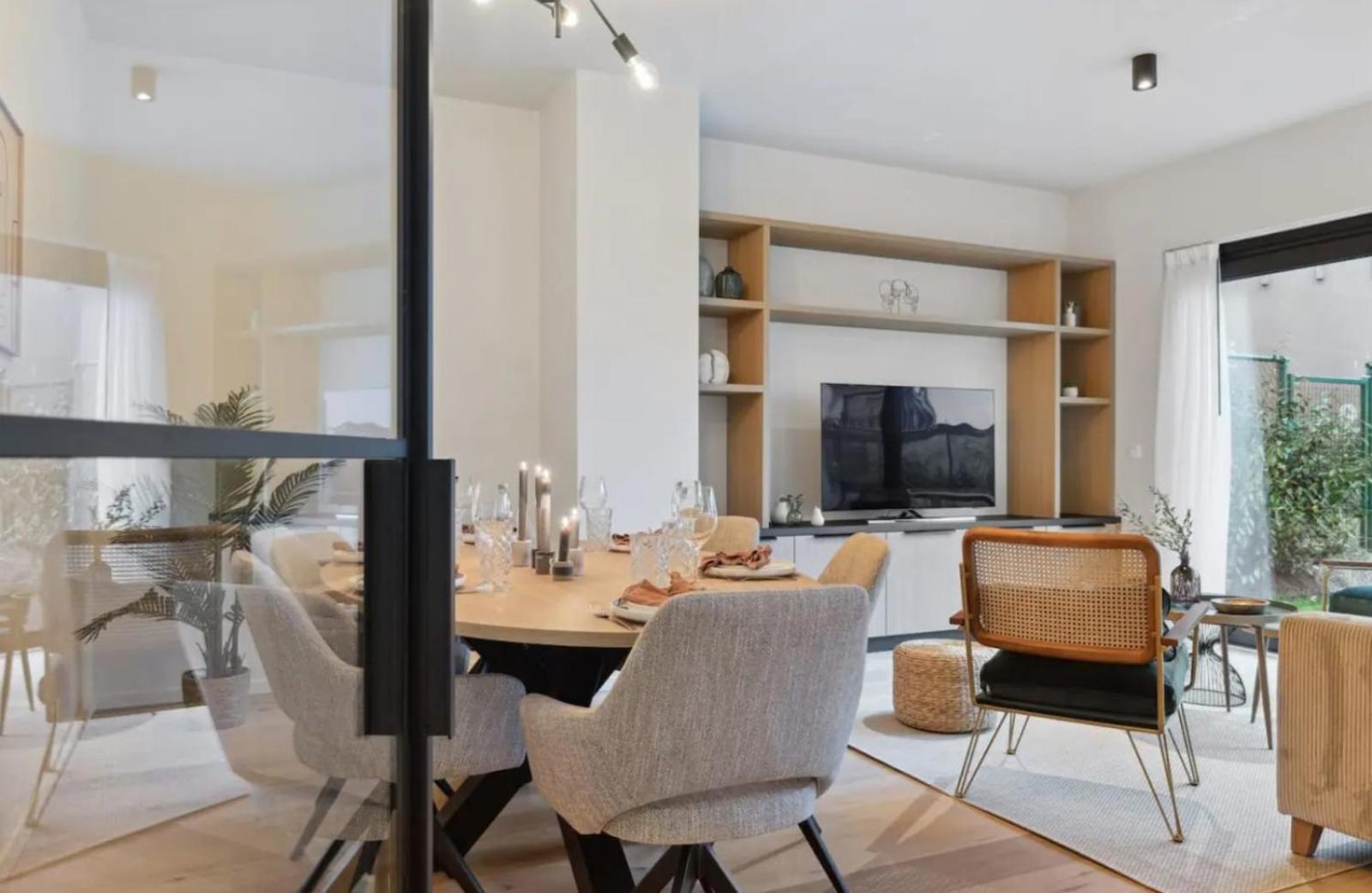 Triton luxe gelijkvloers appartement met tuin en gratis garage