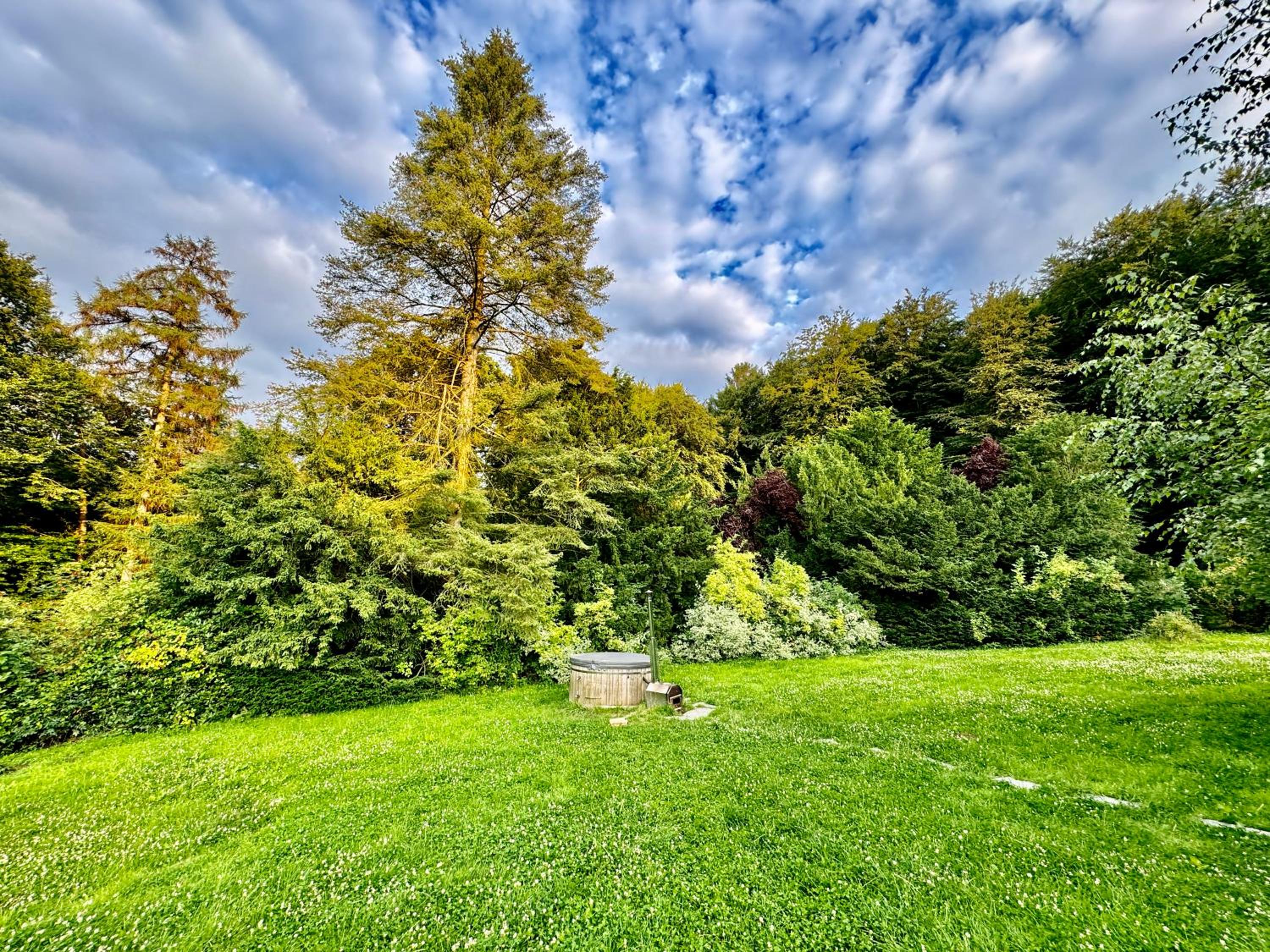 Ferienhaus Villa EMG Osnabrück Bielefeld in Preussisch-Oldendorf, Alleinlage, eigene Wald und See, Jacuzzi, Sauna für Familien Gruppen bis 20 Personen