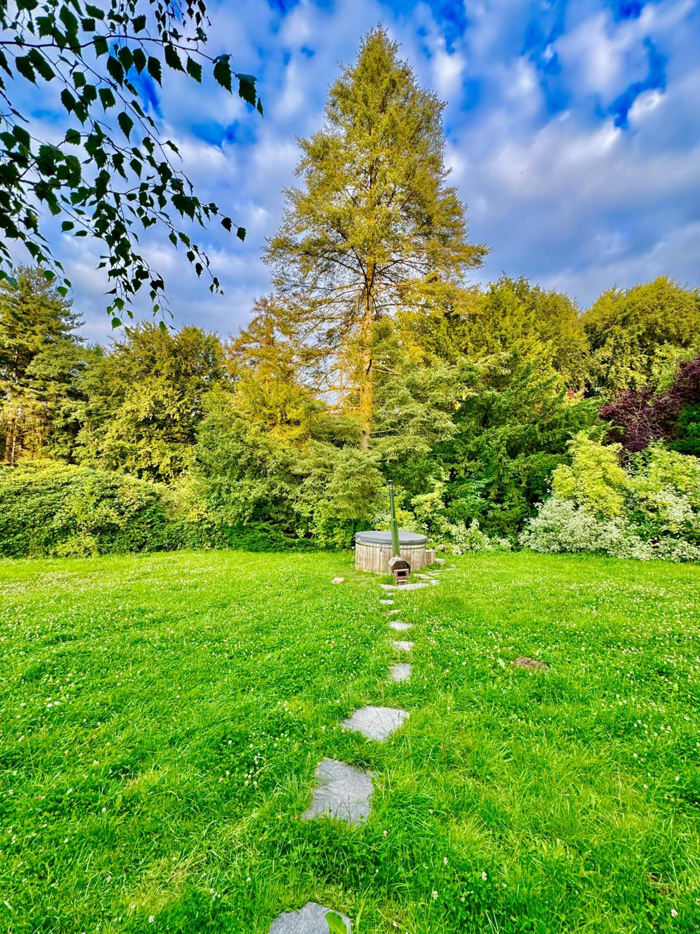 Ferienhaus Villa EMG Osnabrück Bielefeld in Preussisch-Oldendorf, Alleinlage, eigene Wald und See, Jacuzzi, Sauna für Familien Gruppen bis 20 Personen