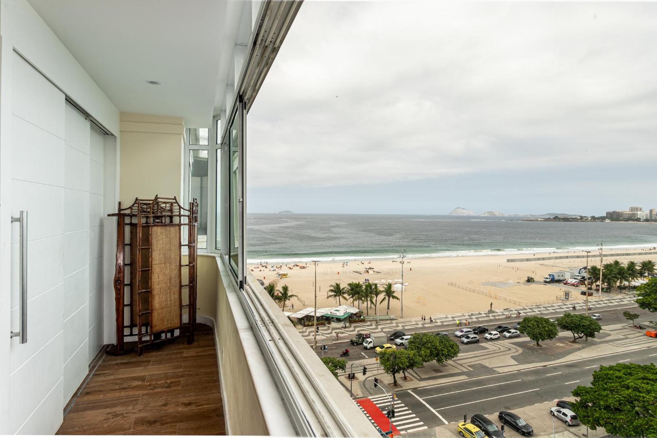 Copacabana ampla vista mar
