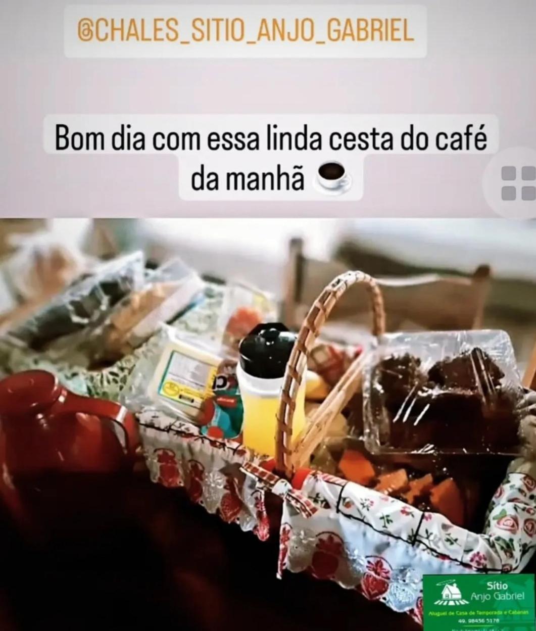 chalés Sítio Anjo Gabriel