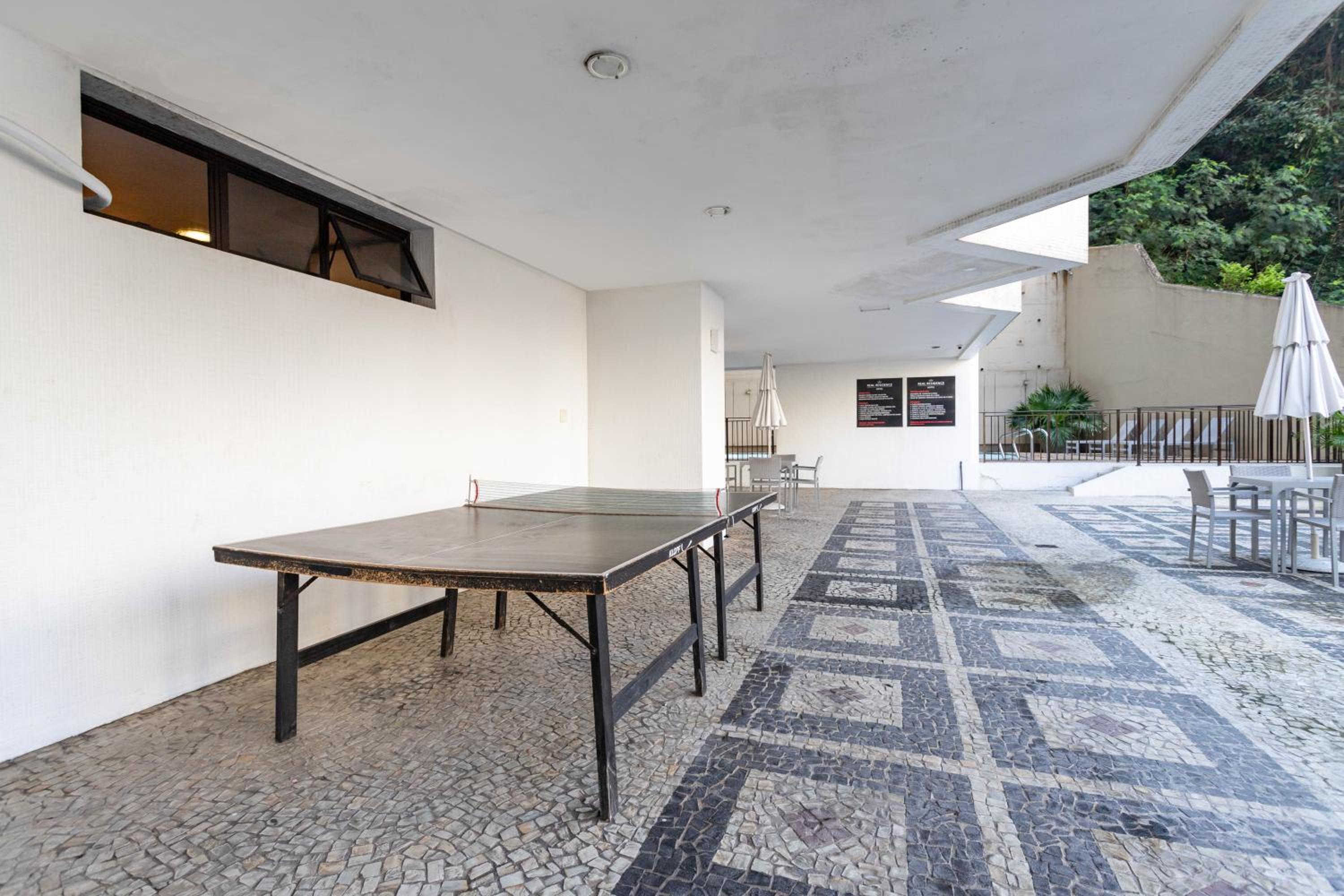 Residence Real Copacabana - 1618 - Piscina e Varanda com Vista