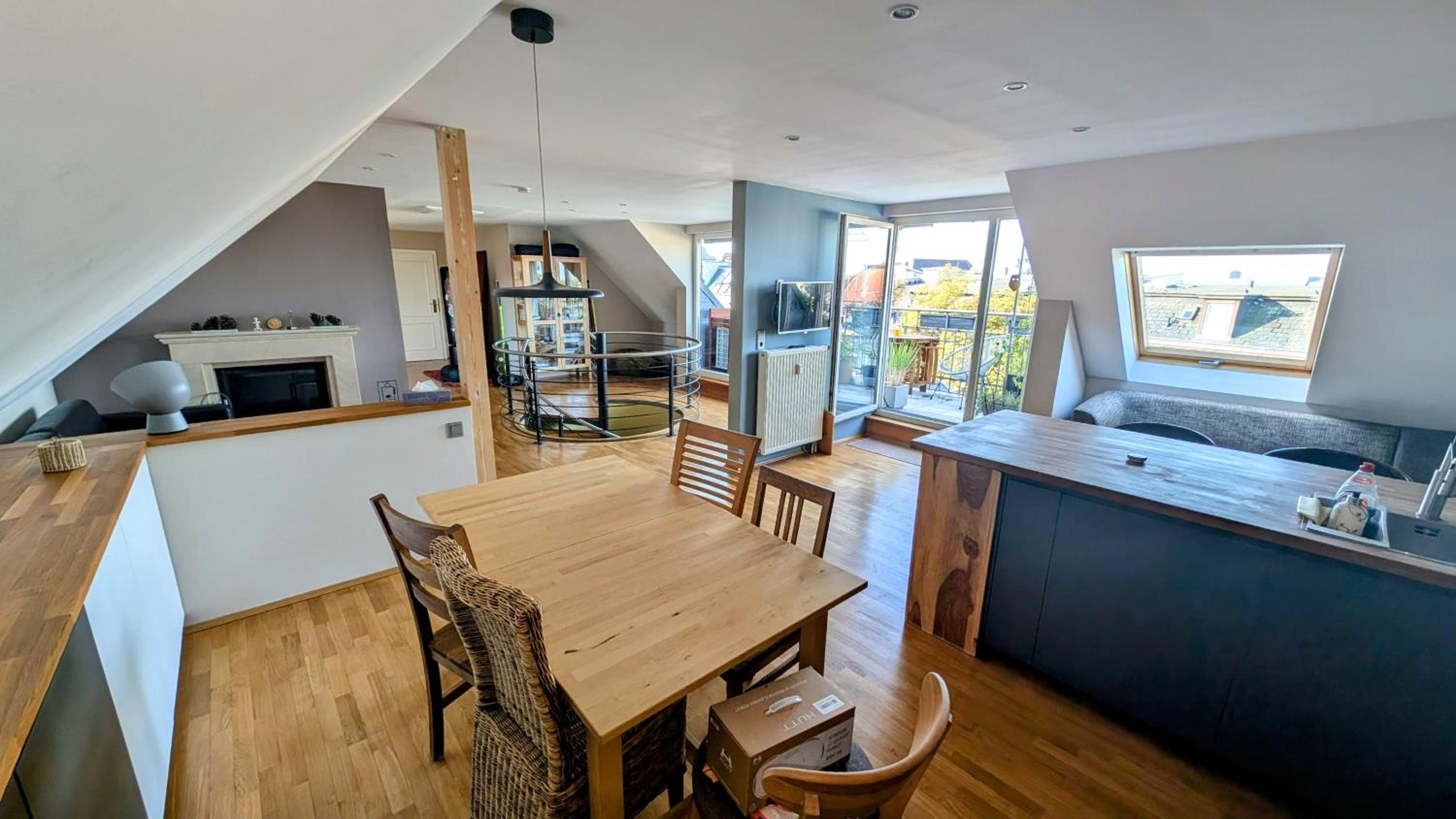 Großzügige Maisonette über dem Leipziger Zentrum