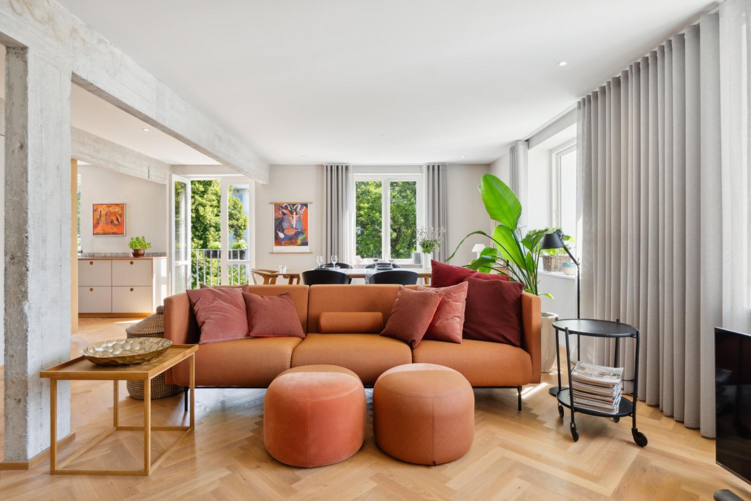 Luksus Aarhus C-lejlighed med Panorama Udsigt