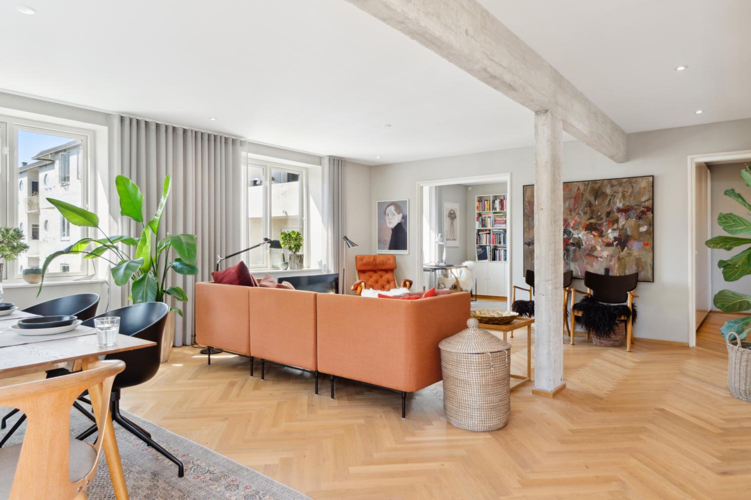 Luksus Aarhus C-lejlighed med Panorama Udsigt