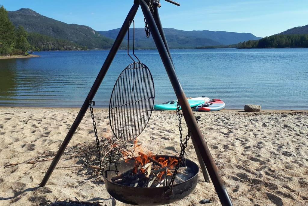 Ferienhaus in Vrådal mit Sauna, fußläufig zum Zentrum