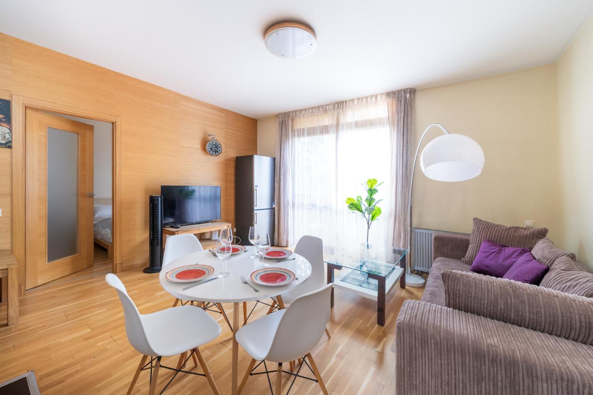 Spacious apartment in a park zone with the private terrace