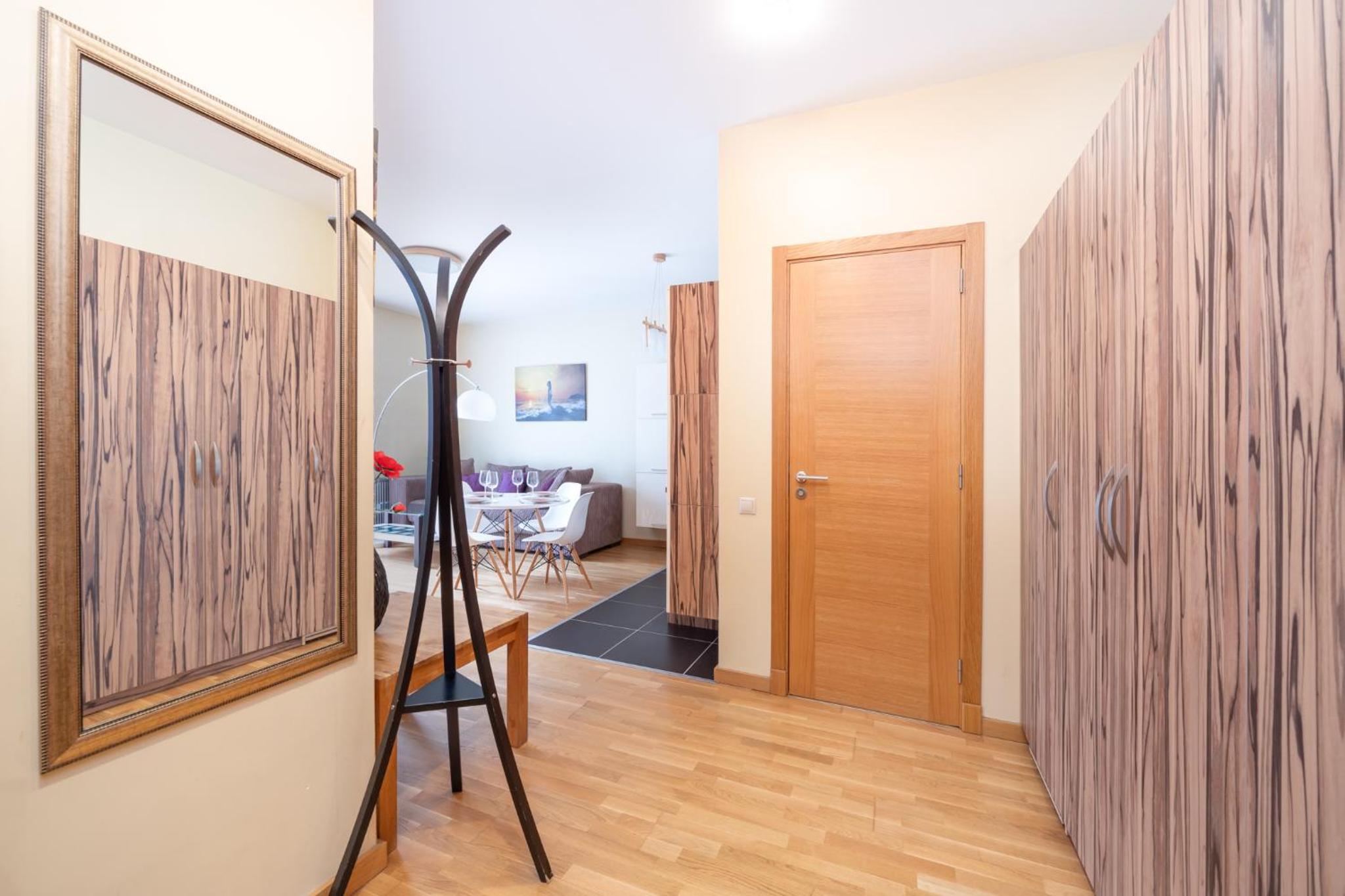 Spacious apartment in a park zone with the private terrace