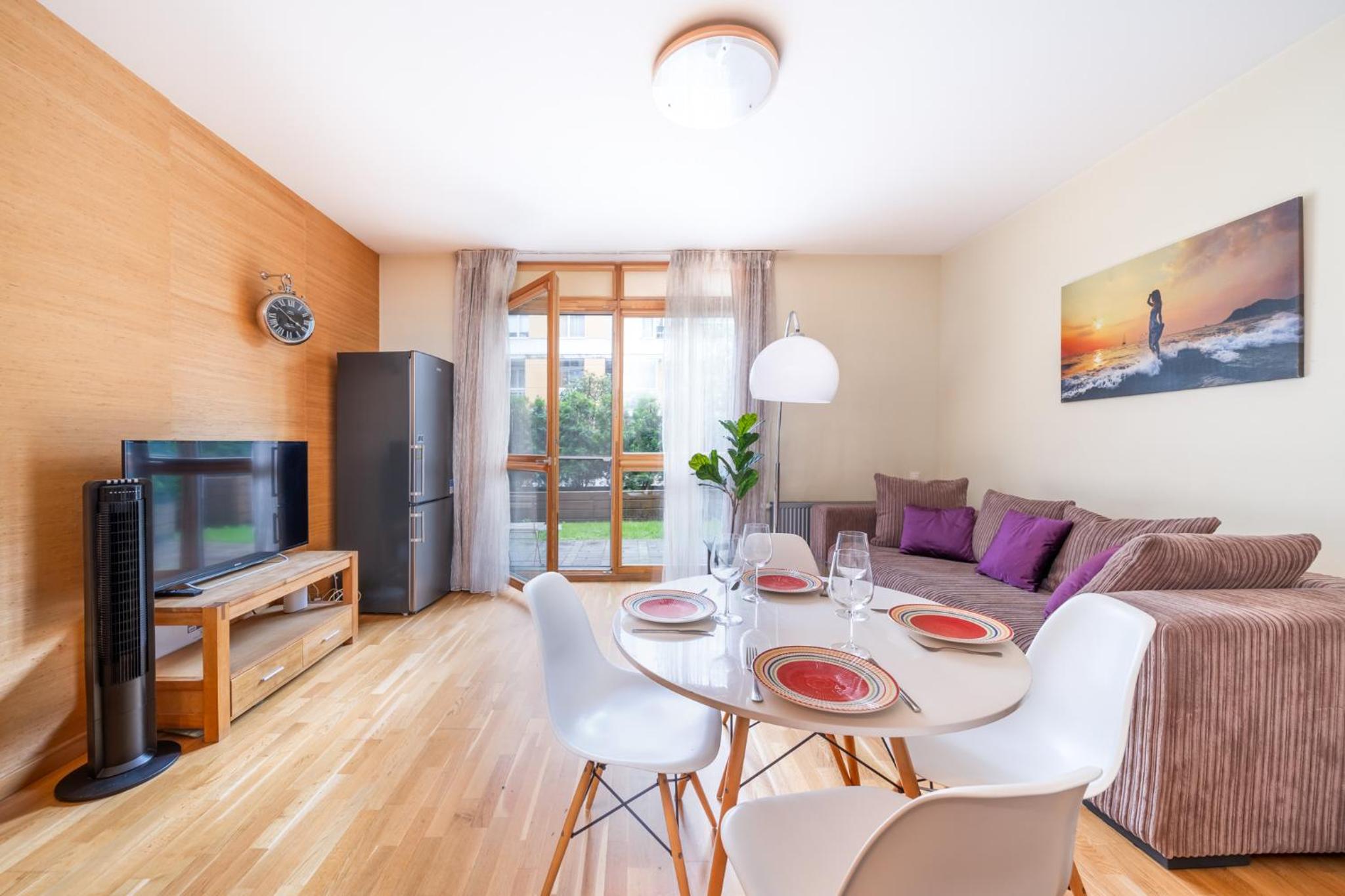 Spacious apartment in a park zone with the private terrace