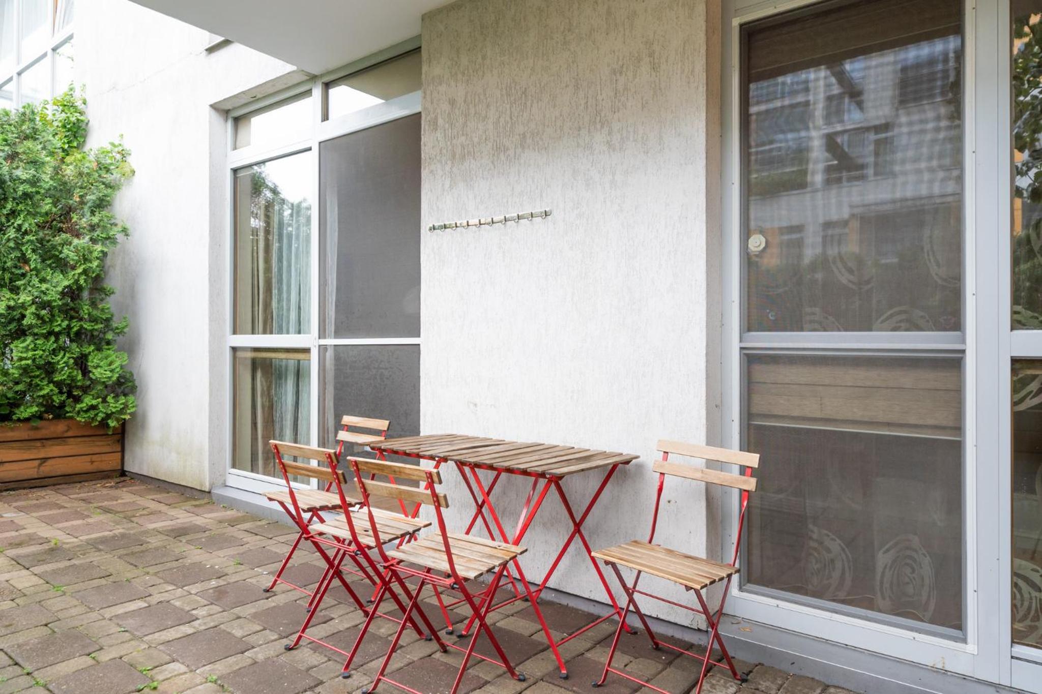 Spacious apartment in a park zone with the private terrace