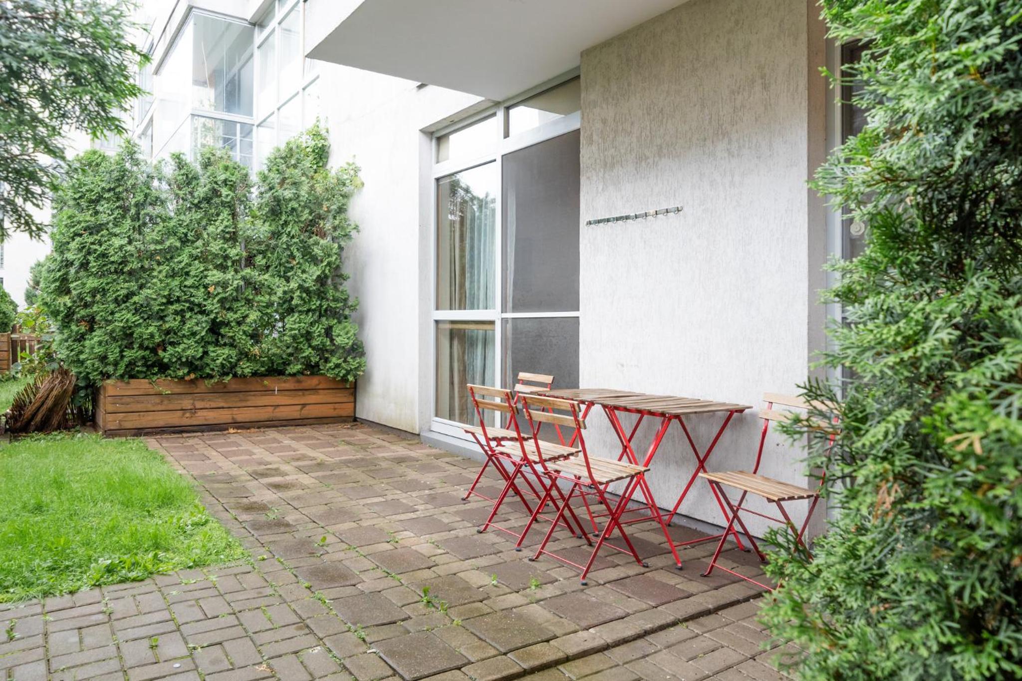 Spacious apartment in a park zone with the private terrace
