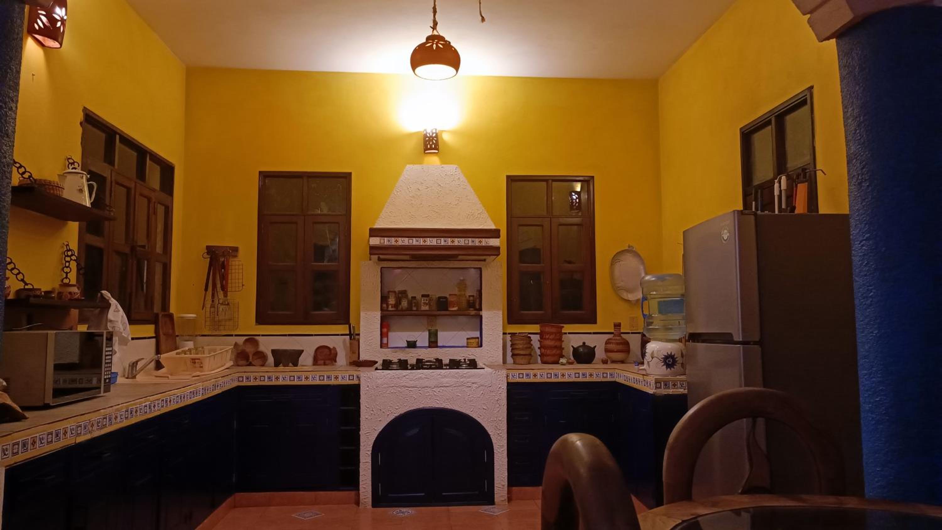 La casa de piedra y colores en Chichén Itzá