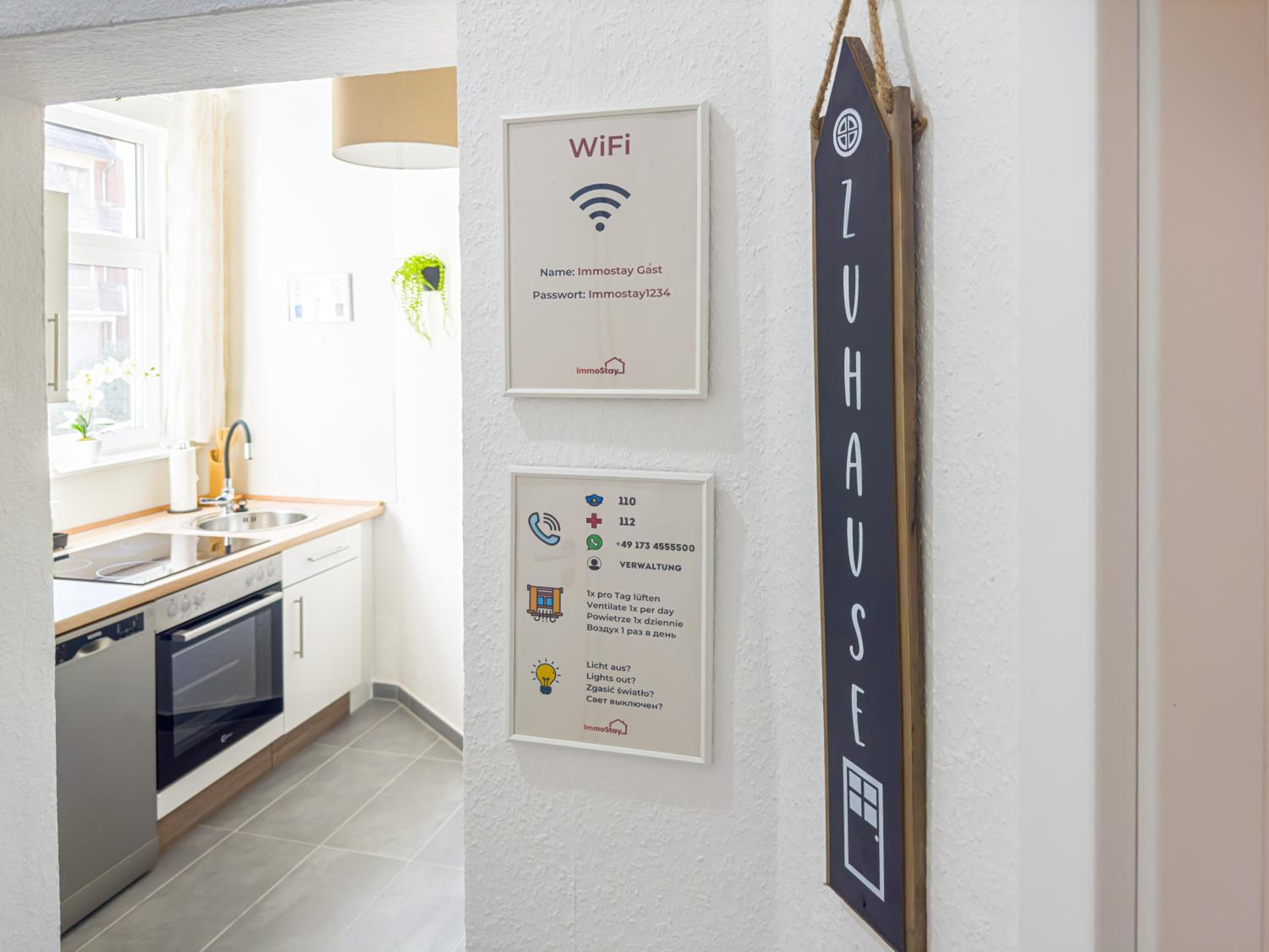 ImmoStay M#1- Apartment für Ferien & Geschäftsreisen, Parken & WiFi