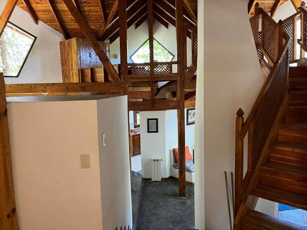Casa grande con parrilla
