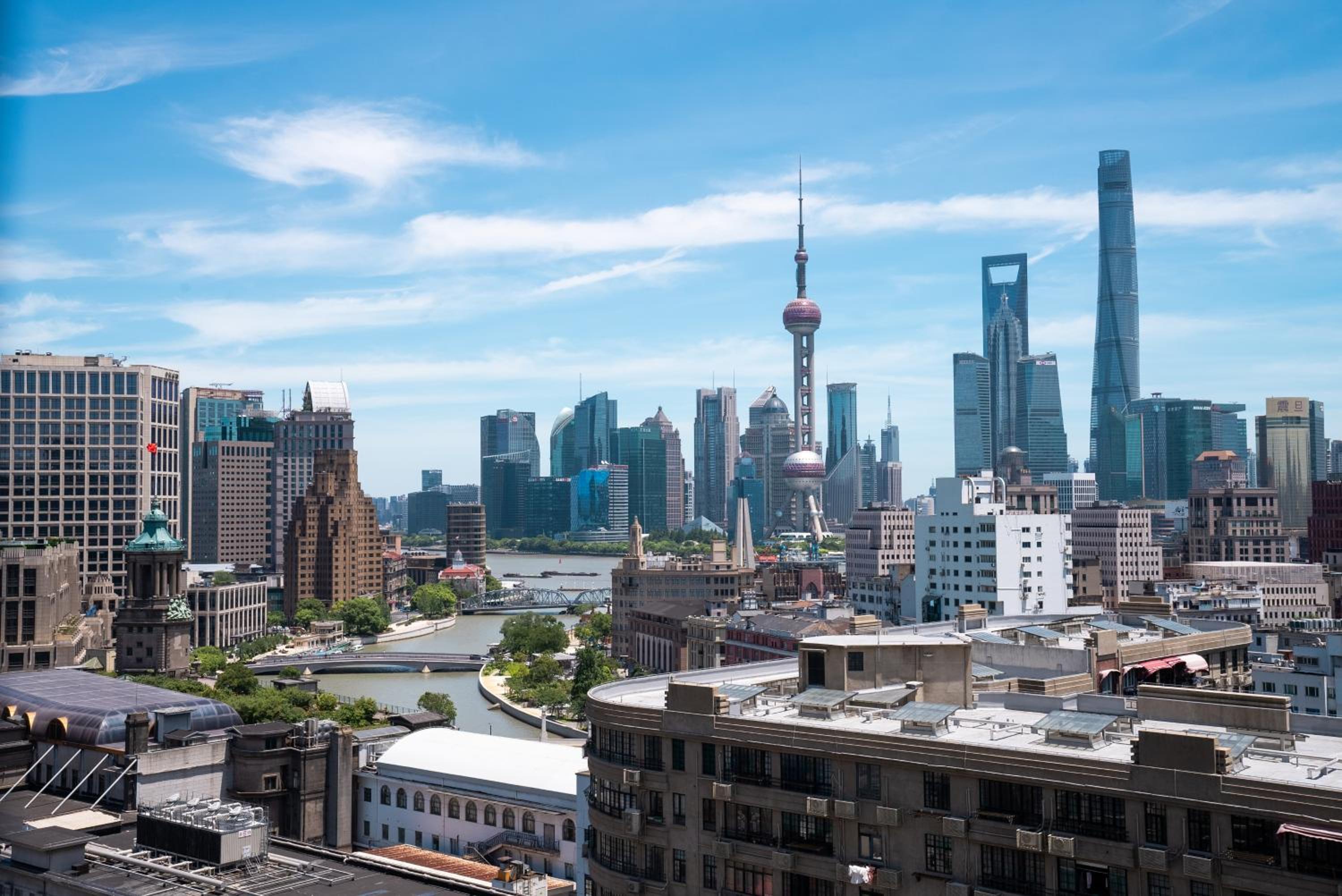 Molly House - The Bund Riverview, Near Nanjing East Road 3-Bedrooms with Elevator Apartment, Near the subway