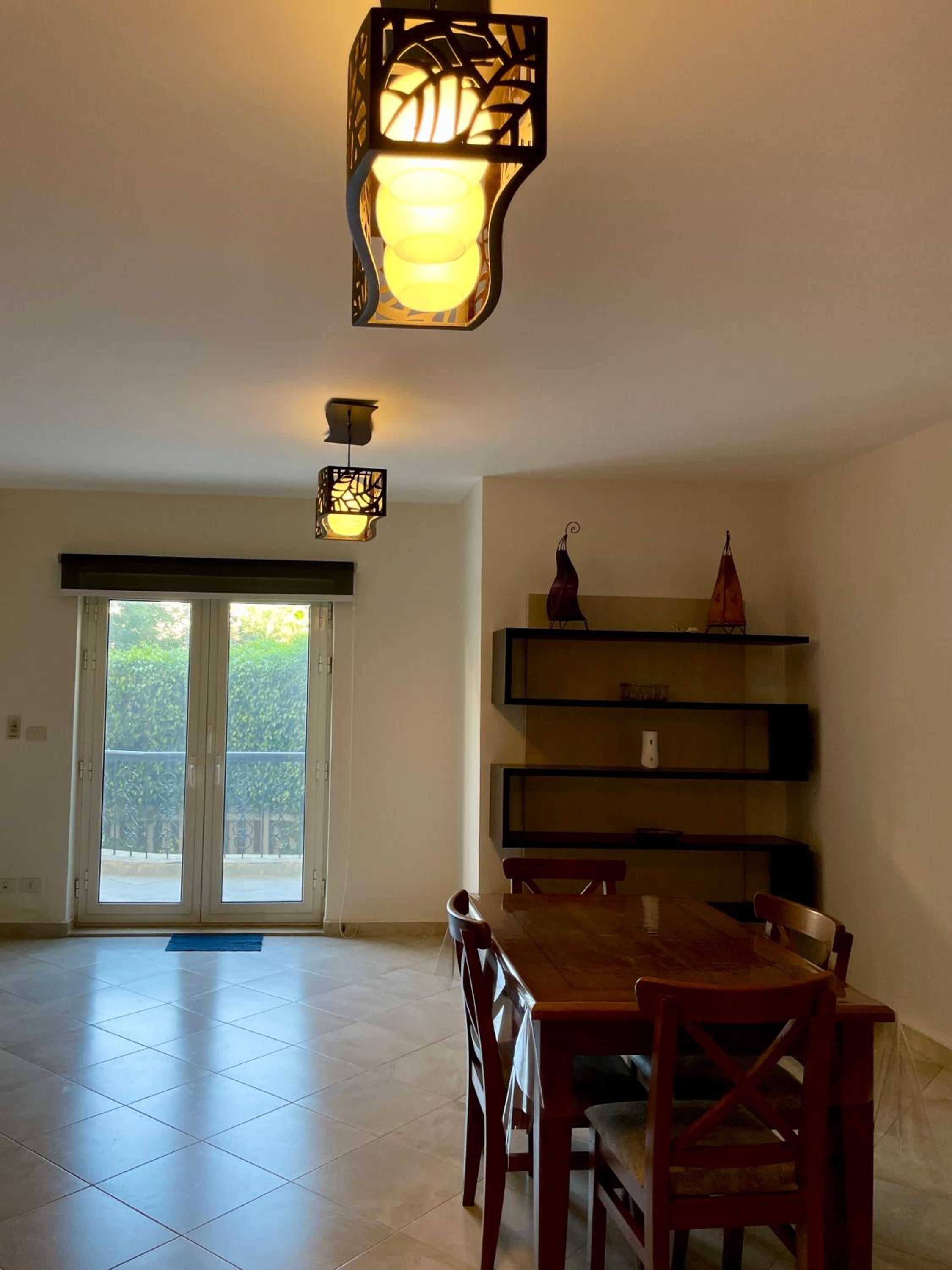 2BR Apartment with Private Garden in Downtown Rehab Near Malls