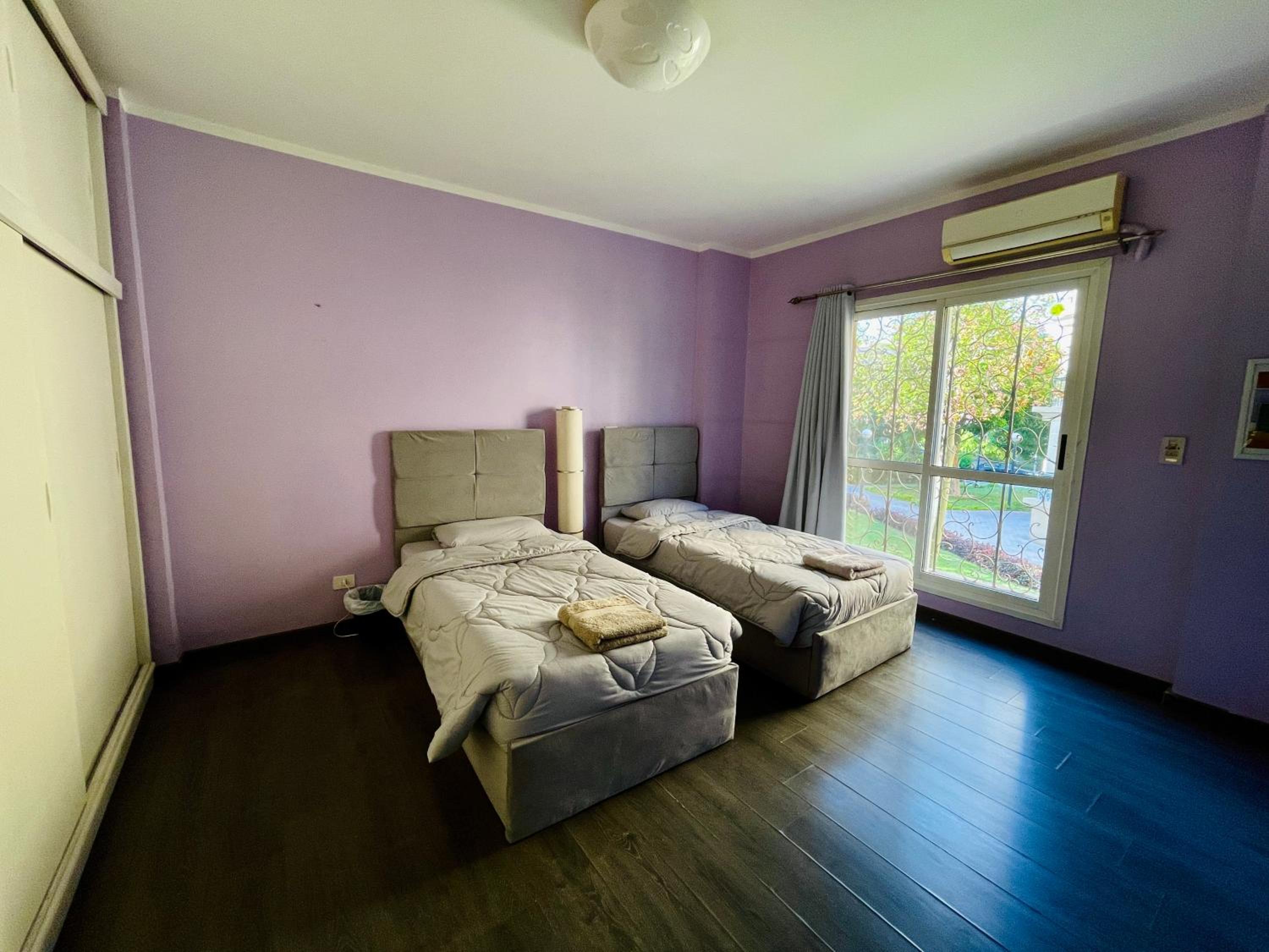 2BR Apartment with Private Garden in Downtown Rehab Near Malls