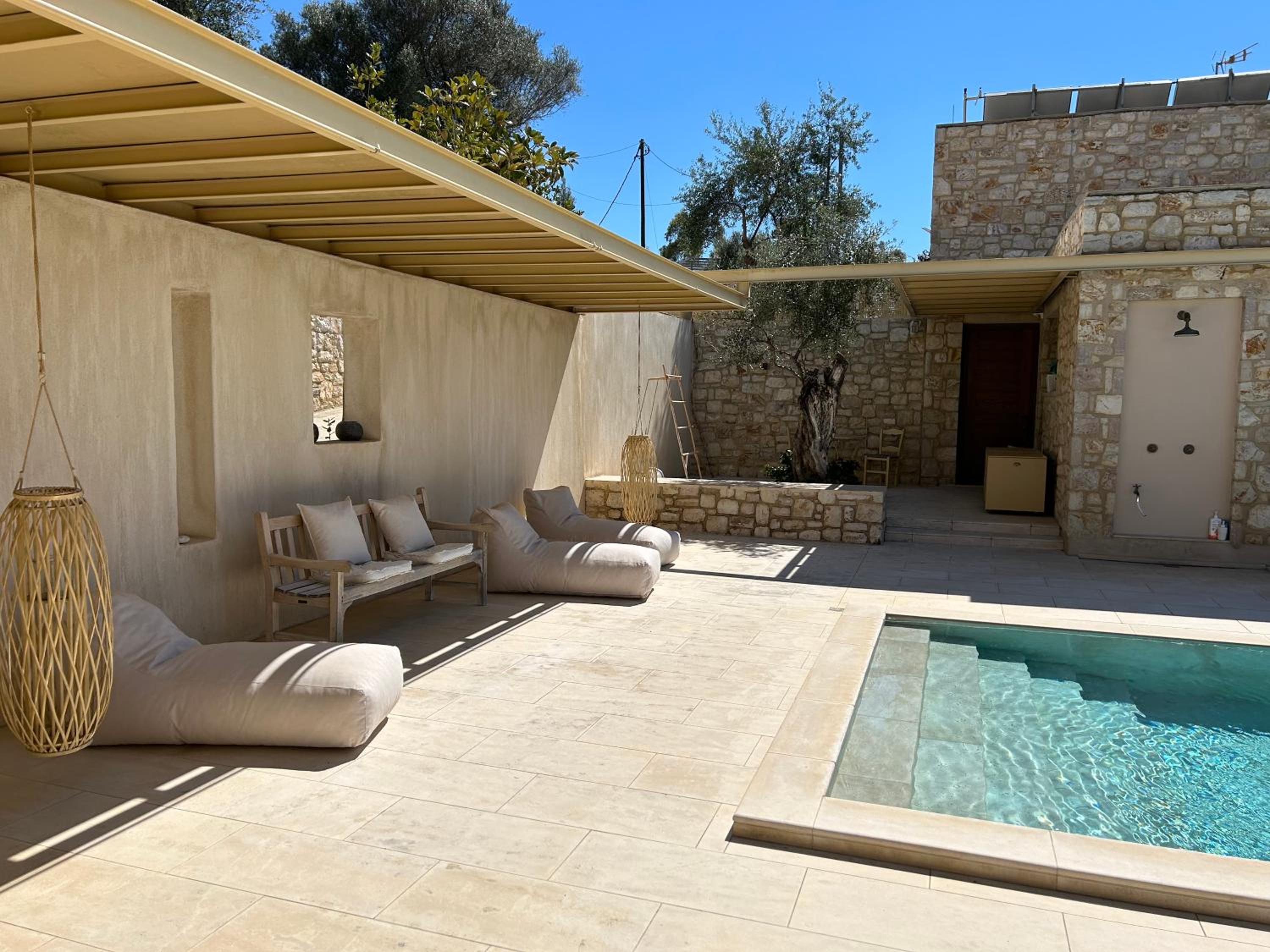 Mirenava kleine Luxusvilla Gialova Navarino Bay bei Pylos view 3