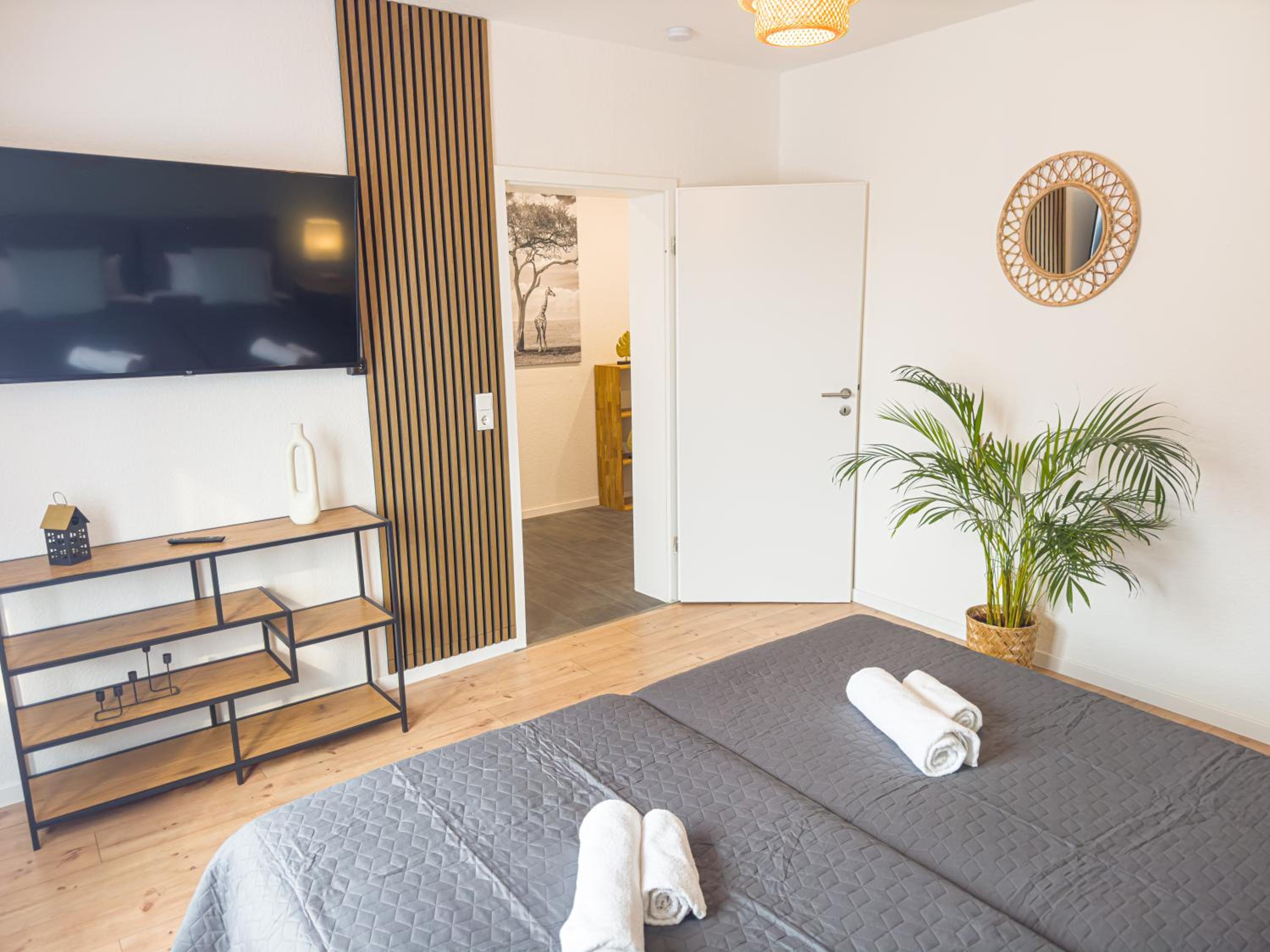 ImmoStay M#3 - Apartment nähe Waterfront Bremen, WiFi & 4K - Free Parking